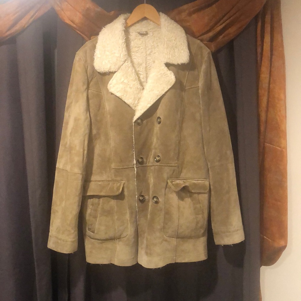 Le Chateau Suade Faux Sherling coat